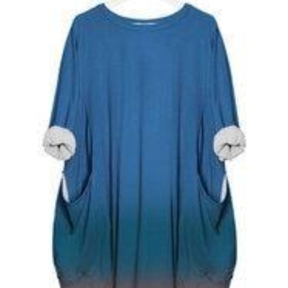 GRADIENT IRREGULAR DRESS